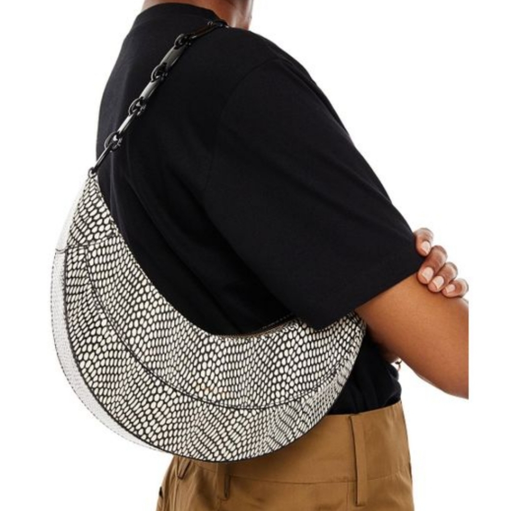 Rejina Pyo Banana Snake Effect Bag